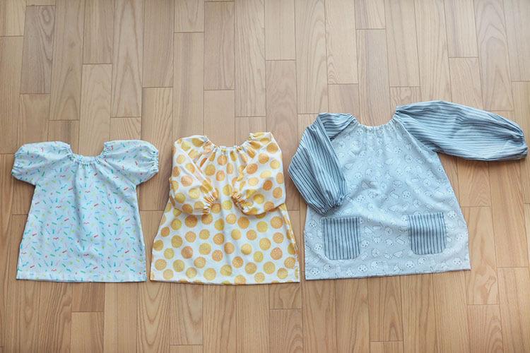 こどもスモッグの作り方