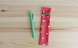 フラップタイプ（縦型）ペンケースの作り方