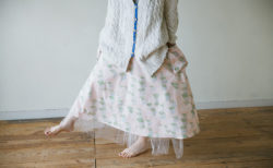 大きなポケットのフレアスカートの作り方と製図・パターン