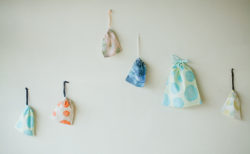 基本の巾着袋（両ひも・片ひも）の作り方と製図・パターン