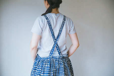 エプロンワンピースの製図・型紙と作り方