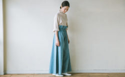 ウエストギャザーのワイドパンツの製図・型紙と作り方