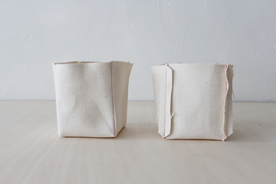 ちょっとした小物入れに 布で作るキューブ型boxの作り方 Nunocoto Fabric