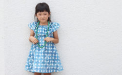 クルクル回りたくなる♪ こども用ふわふわフリルのＡラインワンピース（１００・１３０サイズ）の作り方