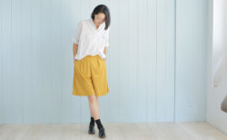 フレアショートパンツの製図・作り方と型紙