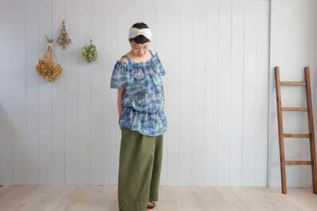 可愛く着れる♪フリル袖チュニック（大人スモック）の作り方