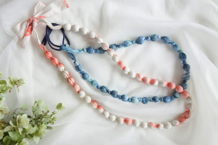 ラッピングネックレスの作り方