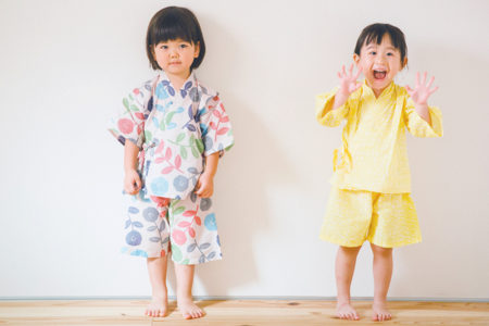 お気に入りの生地で作ろう！涼しくてかわいい、こども甚平の作り方（100・110・120サイズ）【無料型紙】