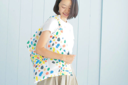 『かたちの服』から、長方形バッグを作りました！