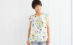 『かたちの服』から、フラスコ形のブラウス作りました！