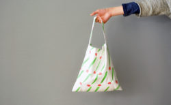 美濃羽まゆみさん『ていねいでやさしい暮らしの中の、手づくり布小物』からワンハンドルバッグを作ってみました
