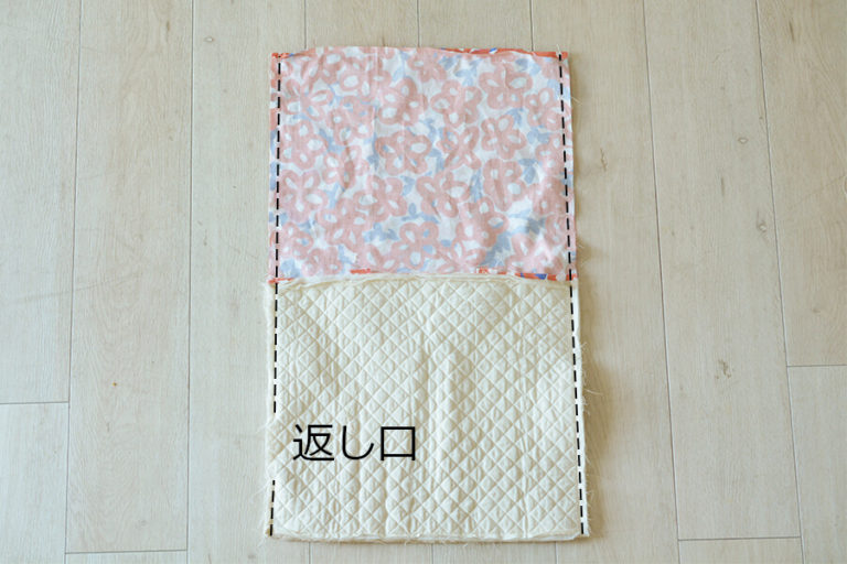 裏地あり（2枚仕立て）のレッスンバッグ（通園・通学バッグ）の作り方 | nunocoto fabric