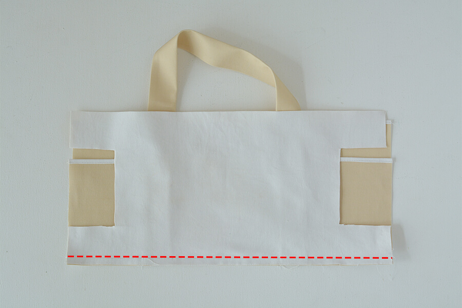 ポケットいっぱいで収納力抜群 ツールトートバッグ ピクニックバッグ ベジバッグ の作り方 Nunocoto Fabric