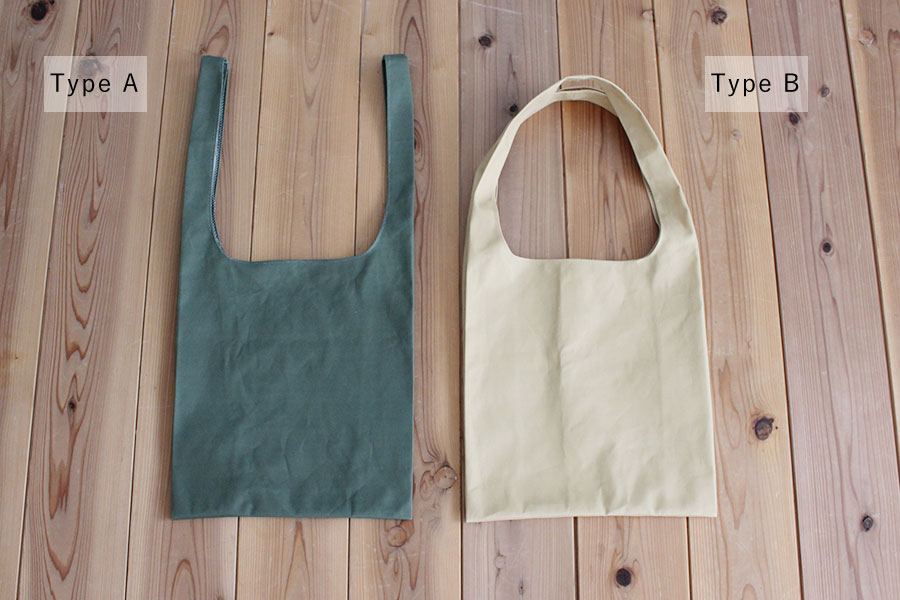 帆布で簡単！レジ袋型バッグの作り方（２種） | nunocoto fabric