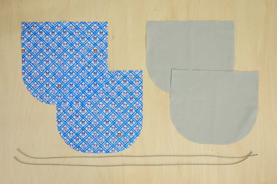 無料型紙 ぷくぷくした形がかわいい しじみ巾着袋の作り方 Nunocoto Fabric