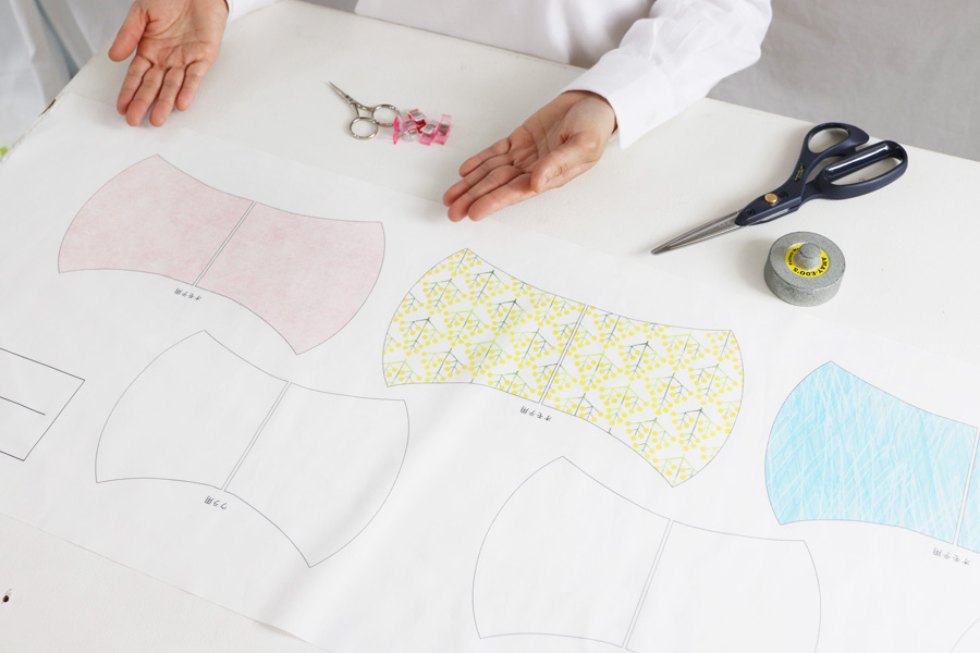 パターンファブリック：立体マスク】の作り方 | nunocoto fabric