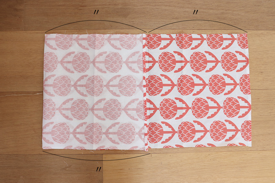 ゆがまないあづま袋の作り方 S M Lサイズ 布切り替えあり なし Nunocoto Fabric