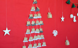 アドベントカレンダーに！折り紙で作るテトラ型クリスマスオーナメント