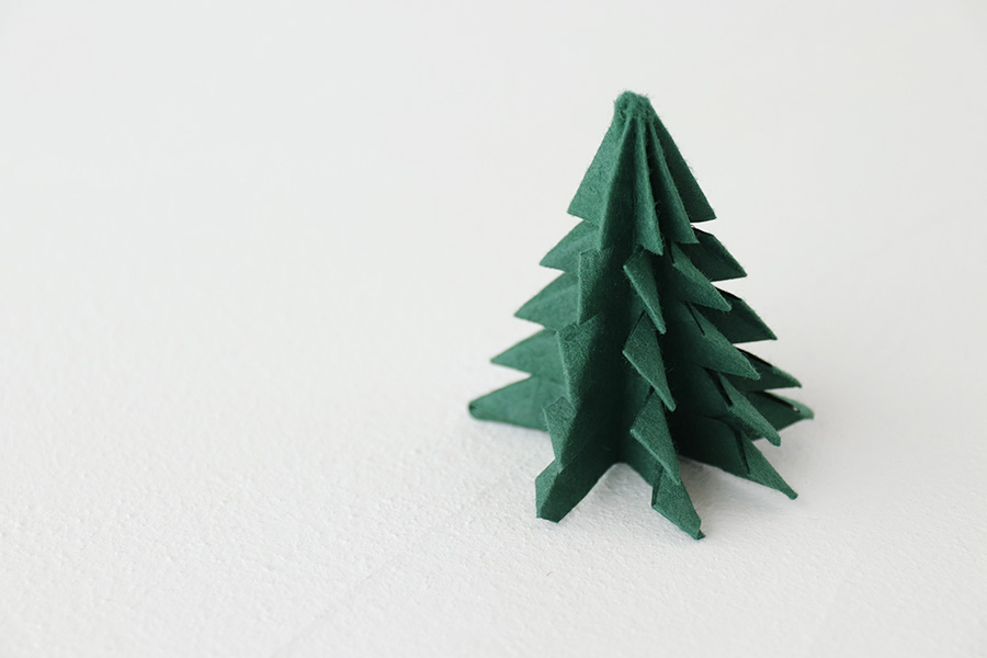 10分で完成 ラッピングペーパーを使ったクリスマスツリーの作り方 Nunocoto Fabric