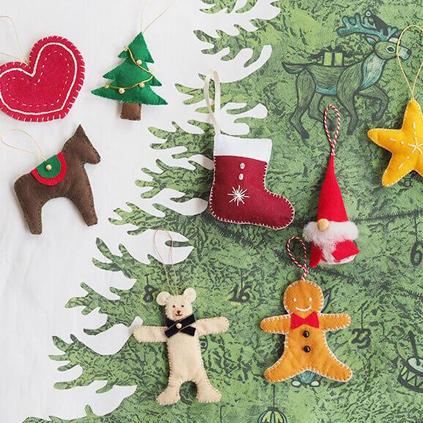 フェルトで手作り！人気のクリスマスオーナメント９選