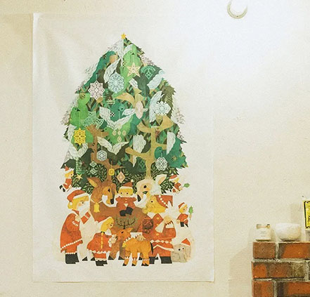 福田利之【B】 サンタクロースの家族（小サイズ）