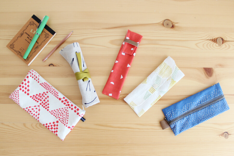型紙不要 底マチつきペンケースの作り方 ３種 Nunocoto Fabric