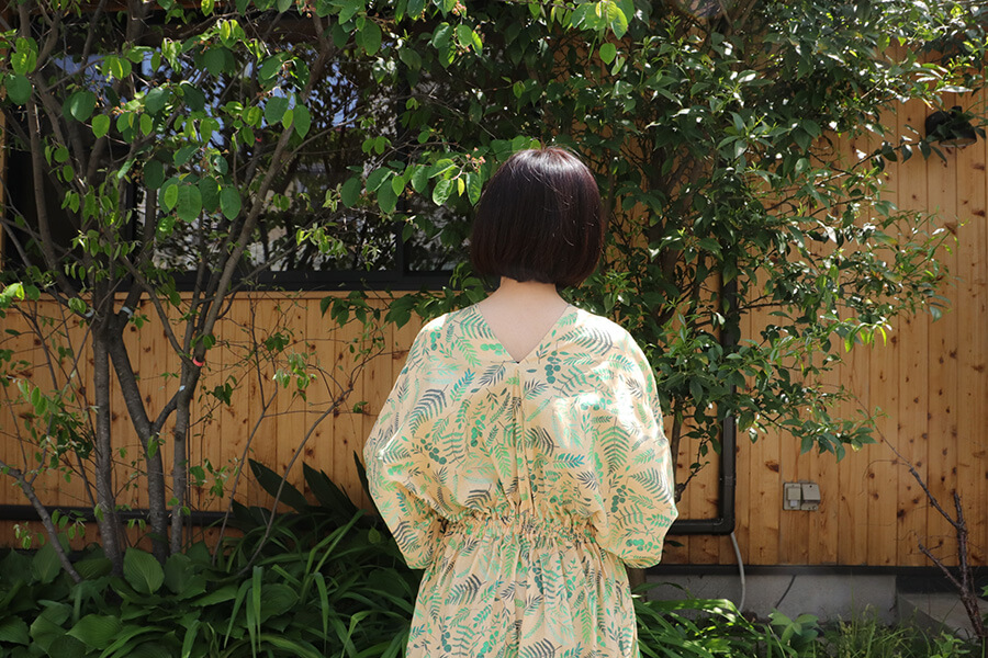 型紙不要】直線縫いで作る、夏のカフタンワンピース | nunocoto fabric
