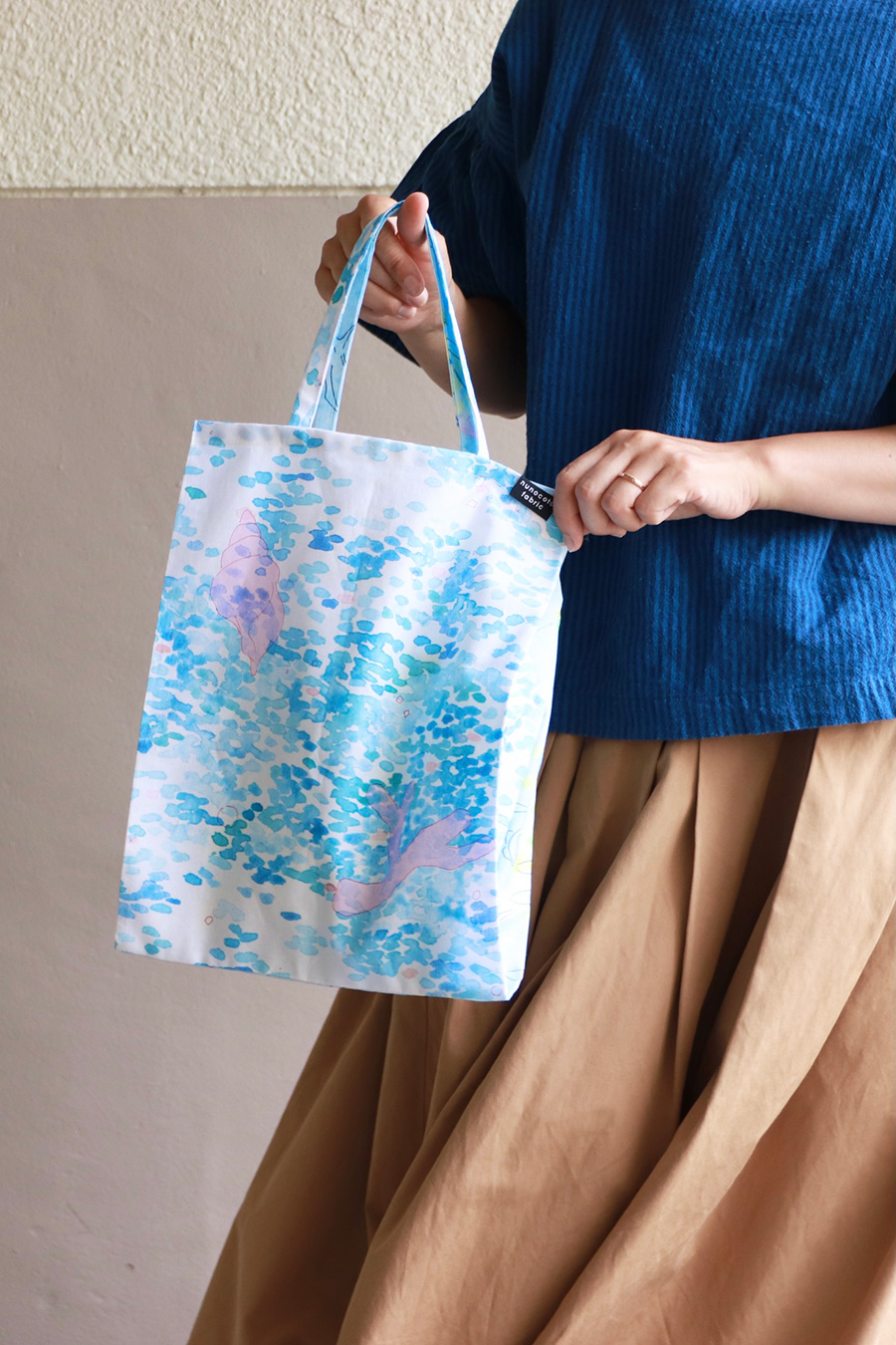 ３周年記念サンクスキャンペーン☆カシワイさんデザインの布で作る巾着袋キットプレゼント！ | nunocoto fabric
