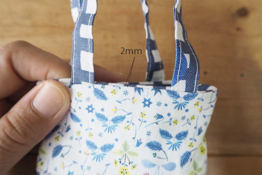 小物を収納☆ミニミニトートバッグの作り方 | nunocoto fabric