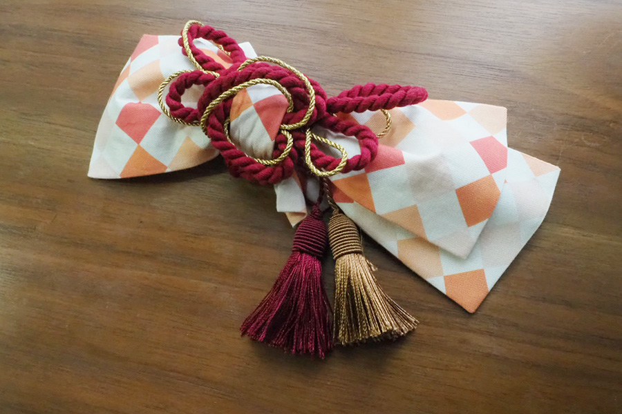七五三や卒業式などの和装に 大きなリボン髪飾りの作り方 Nunocoto Fabric
