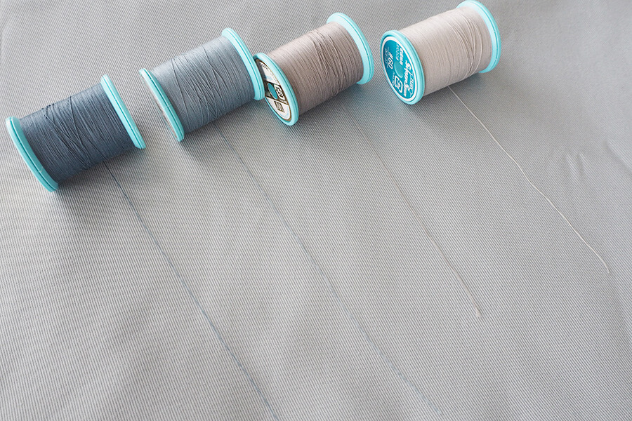 生地の色に自然となじむミシン糸の選び方 | nunocoto fabric