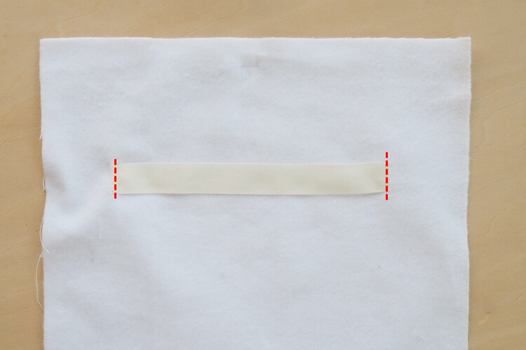 布ナプキン　作り方　型紙　ホルダー型