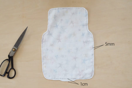 A4用紙を型紙に♪かんたんベビー用汗取りパッドの作り方 | nunocoto fabric