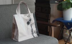 紙袋みたいな、ボックス型トートバッグの作り方【型紙不要】