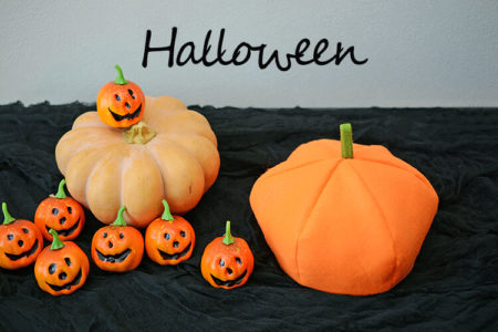 ハロウィン仮装に！かぼちゃの帽子（ベレー帽）の作り方【無料型紙】