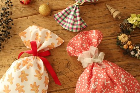 布でラッピング