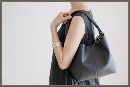 かんたんで見栄えもする、マチ付きワンハンドルバッグの作り方【無料型紙】【裏地あり】