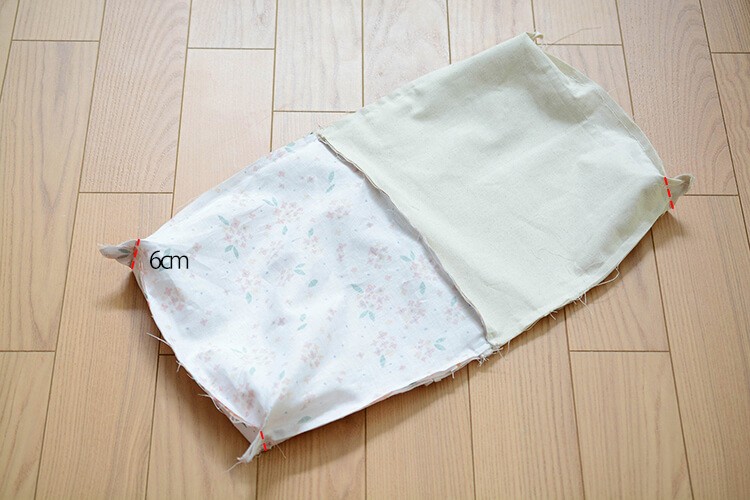 裏地あり ファスナー サコッシュ 作り方