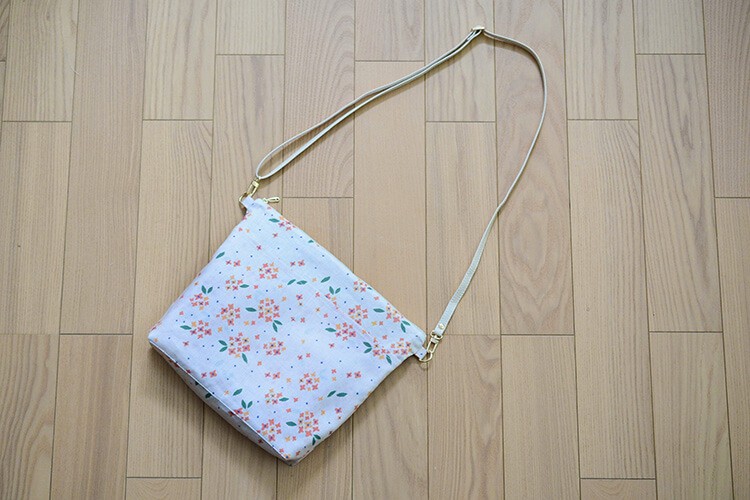 裏地あり ファスナー サコッシュ 作り方