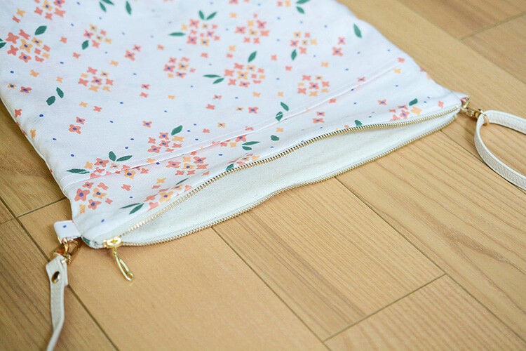 裏地あり ファスナー サコッシュ 作り方