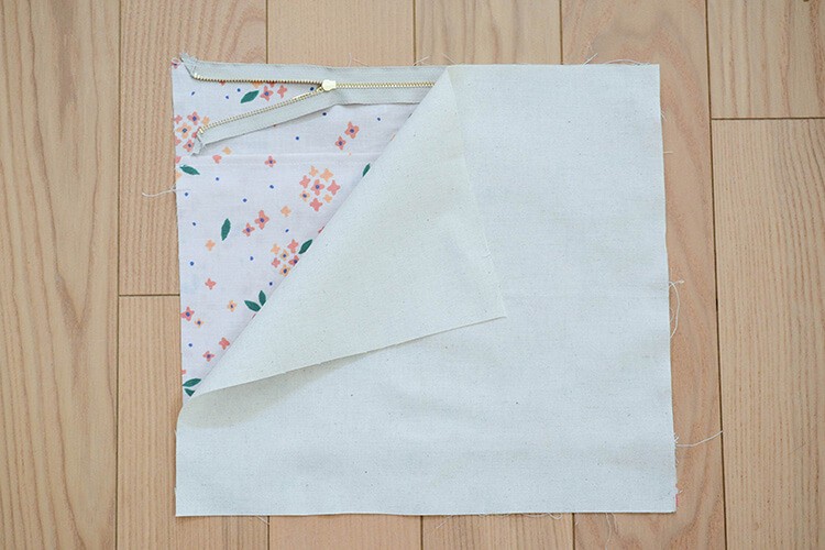 裏地あり ファスナー サコッシュ 作り方