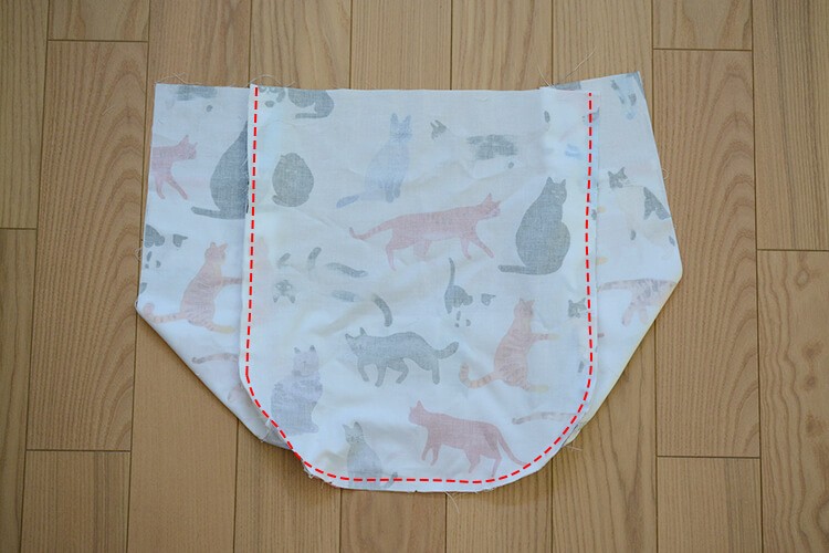 サイドポケット トートバッグ 作り方