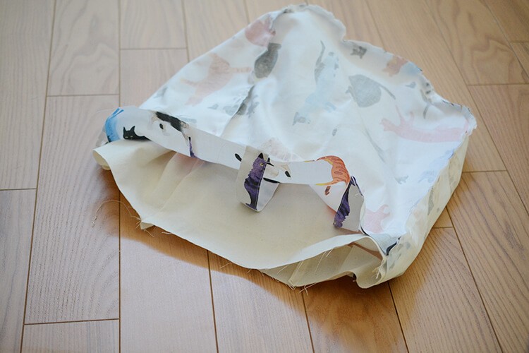 サイドポケット トートバッグ 作り方