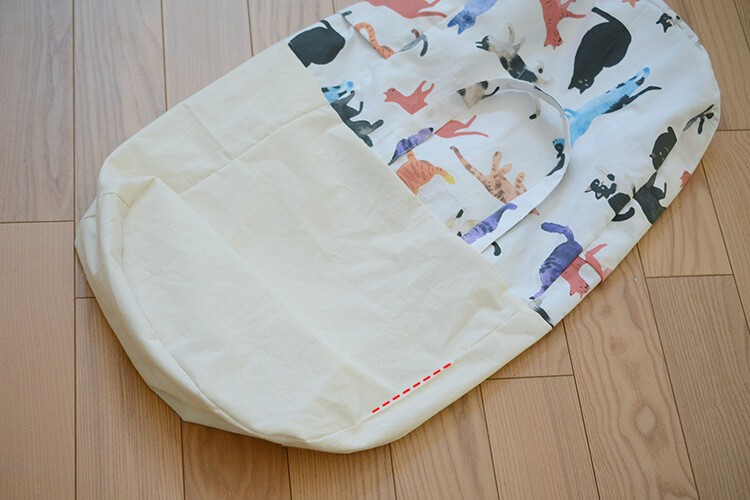 サイドポケット トートバッグ 作り方