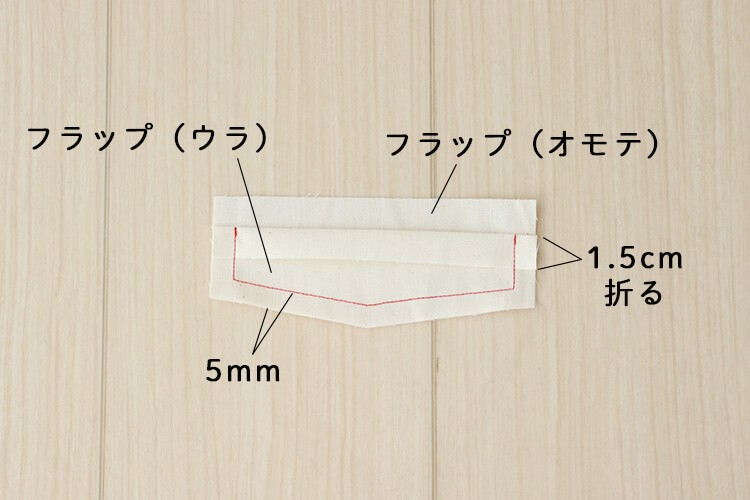 ゆったりクロップドパンツ　作り方