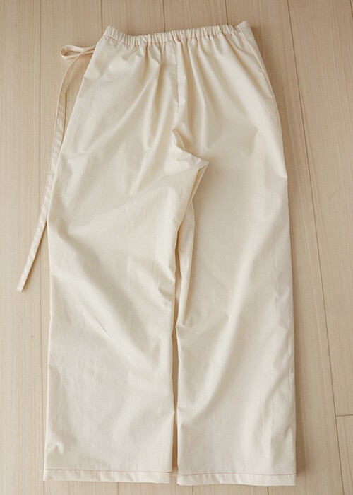 【ホームソーイング型紙シリーズ】No.64_ワイドラップパンツ