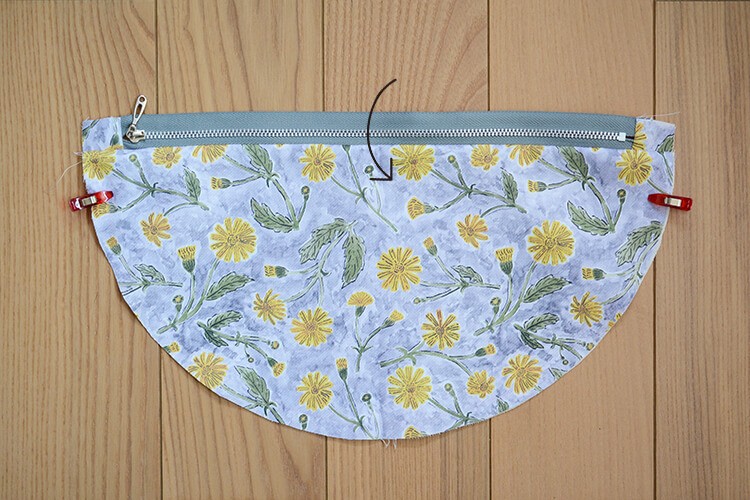 ラウンドバッグ　ショルダー　ボディ　作り方