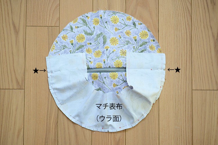 ラウンドバッグ　ショルダー　ボディ　作り方