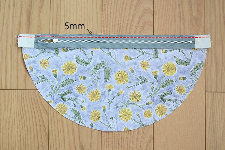 ラウンドバッグ　ショルダー　ボディ　作り方