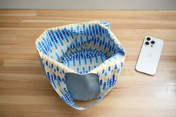 丸底　バルーン　トートバッグ　作り方